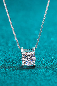 Thumbnail for 1 Carat Moissanite 925 Sterling Silver Chain Necklace