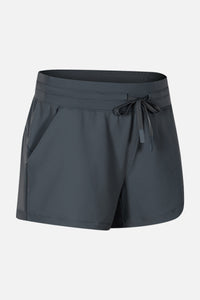 Thumbnail for Waist Tie Active Shorts