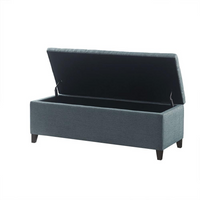 Thumbnail for Shandra Tufted Top Storage Bench