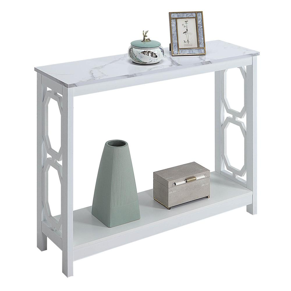 Omega Console Table with Shelf - Mervyns