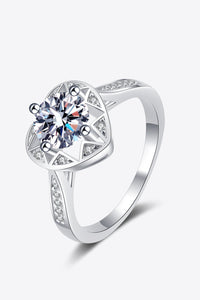 Thumbnail for Moissanite Heart Ring