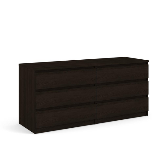 Scottsdale 6 Drawer Double Dresser, Coffee