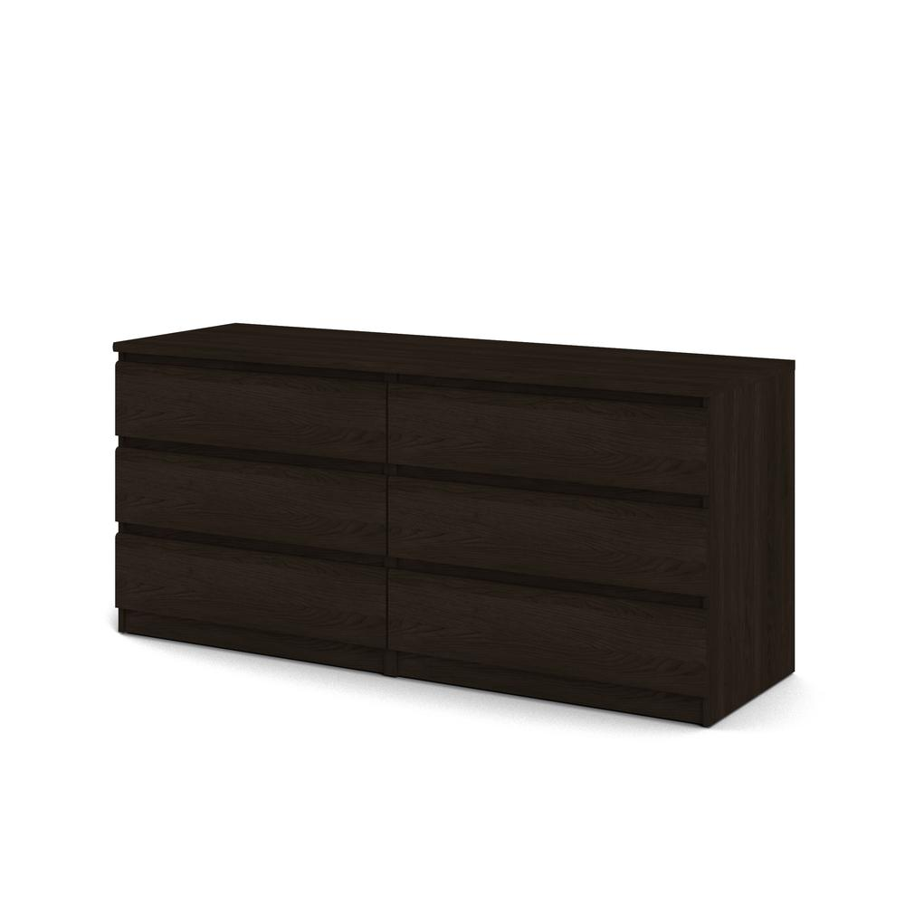 Scottsdale 6 Drawer Double Dresser, Coffee