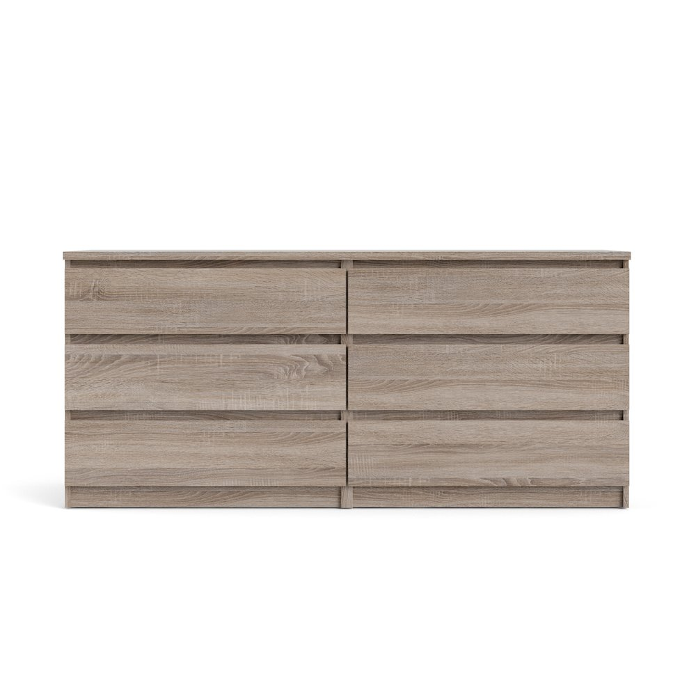 Scottsdale 6 Drawer Double Dresser, Coffee