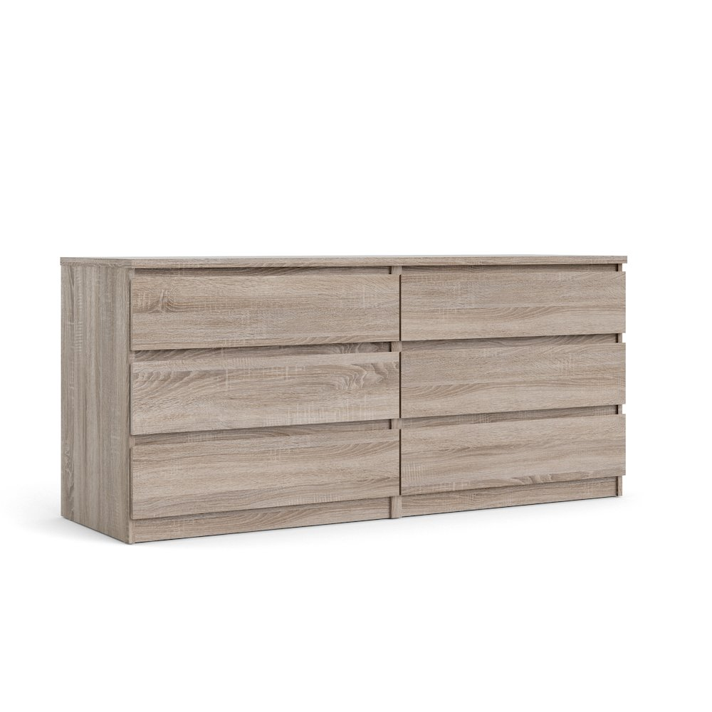 Scottsdale 6 Drawer Double Dresser, Coffee