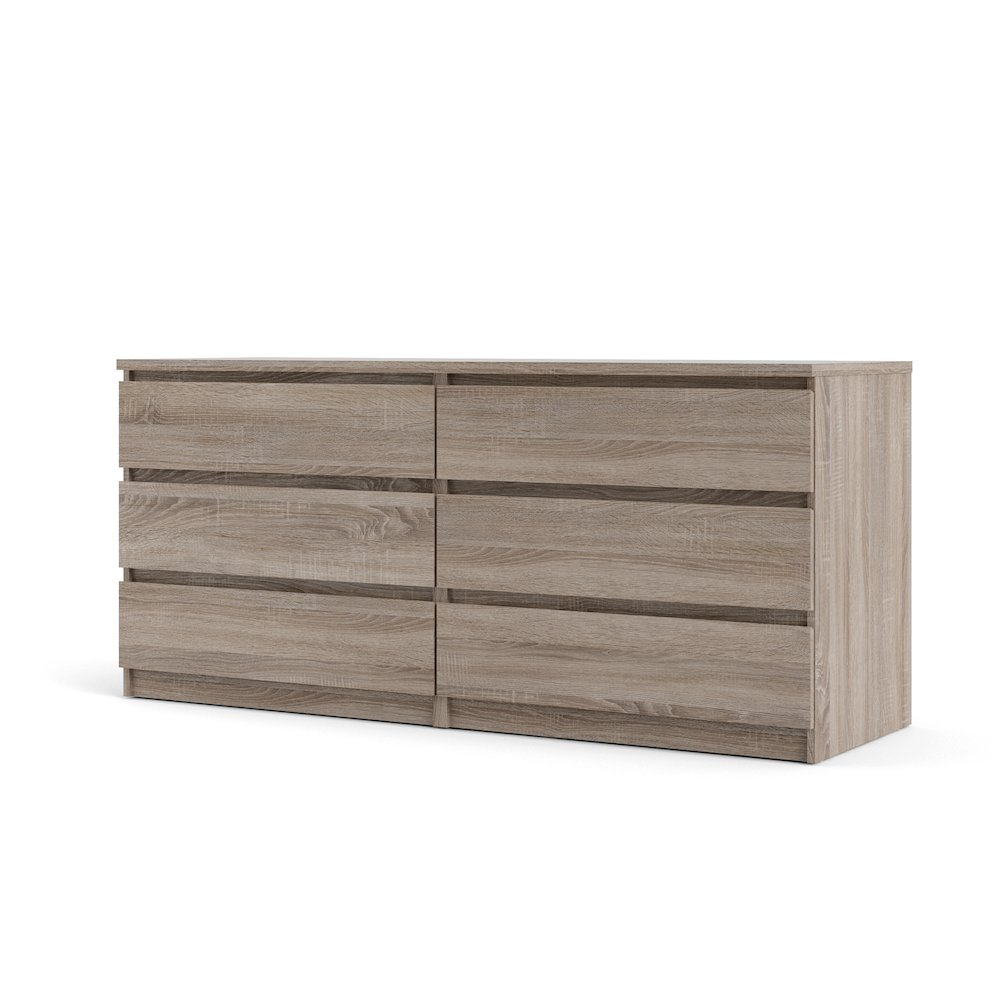 Scottsdale 6 Drawer Double Dresser, Coffee