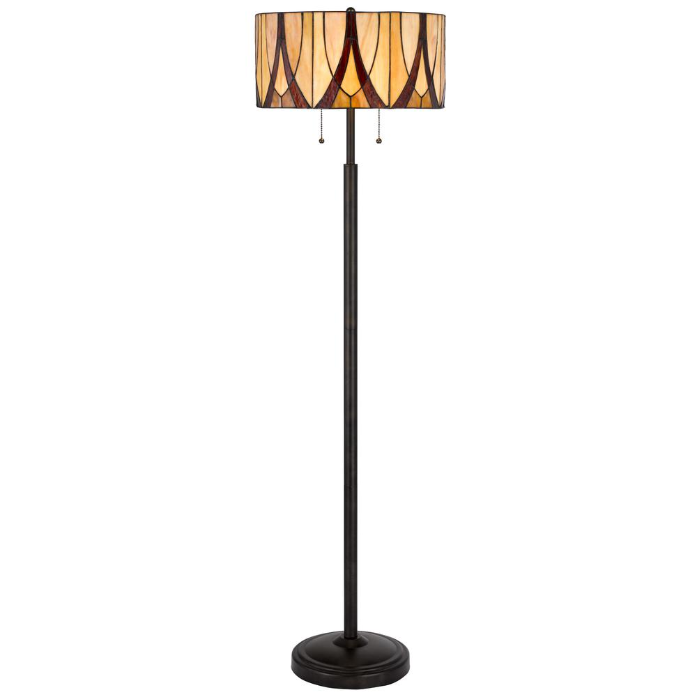 Noa 60W x 2, Tiffany floor lamp