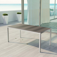 Thumbnail for Shore Outdoor Patio Aluminum Dining Table