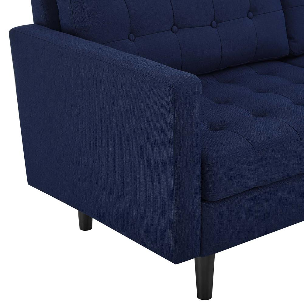 Exalt Tufted Fabric Sofa - Royal Blue EEI-4445-ROY