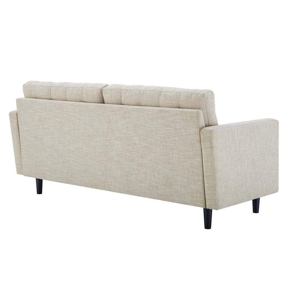 Exalt Tufted Fabric Sofa - Beige EEI-4445-BEI
