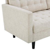 Thumbnail for Exalt Tufted Fabric Sofa - Beige EEI-4445-BEI