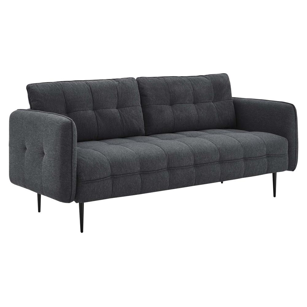 Cameron Tufted Fabric Sofa - Charcoal EEI-4451-CHA