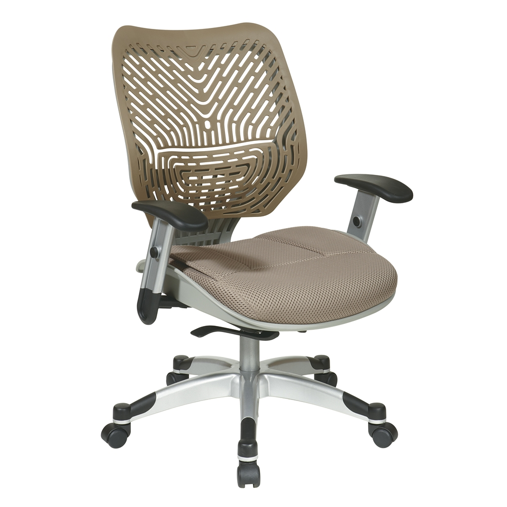 Unique Self Adjusting Latte SpaceFlex® Back Managers Chair