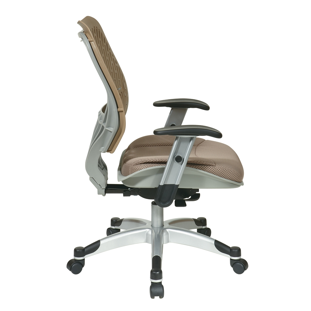 Unique Self Adjusting Latte SpaceFlex® Back Managers Chair