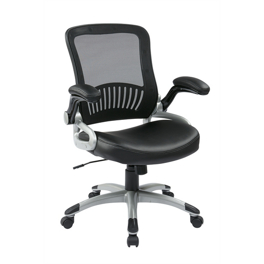 Screen Back and Bonded Leather Seat Managers Chair