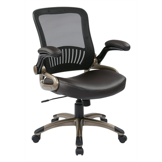 Screen Back and Bonded Leather Seat Managers Chair