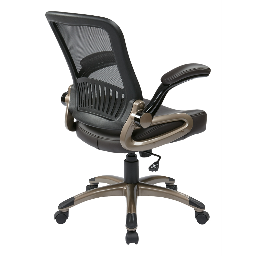 Screen Back and Bonded Leather Seat Managers Chair