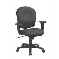 Thumbnail for Task Chair with Saddle Seat and Adjustable Soft Padded Arms