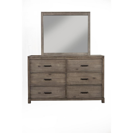 Sydney 6 Drawer Dresser, Weathered Grey