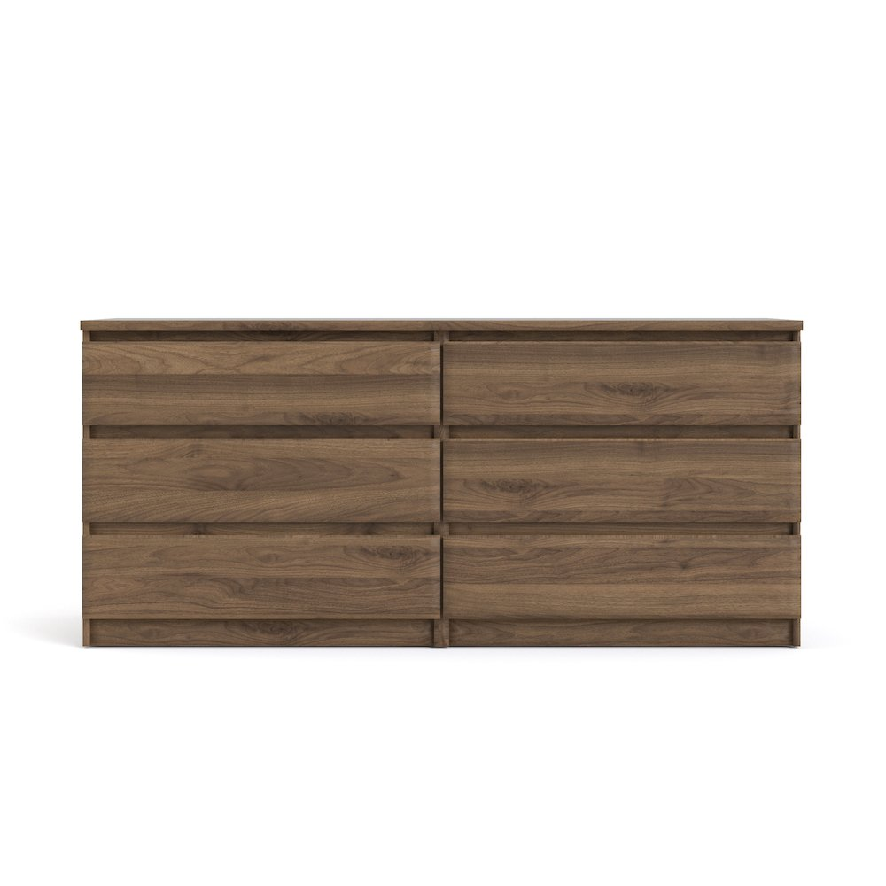 Scottsdale 6 Drawer Double Dresser, Coffee