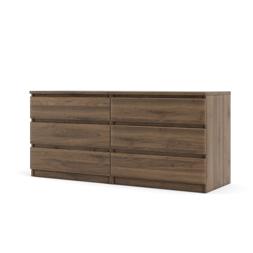 Scottsdale 6 Drawer Double Dresser, Coffee