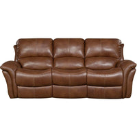 Thumbnail for Appalachia 100% Leather Double Reclining Sofa - Mervyns