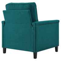 Thumbnail for Ashton Upholstered Fabric Armchair - Teal EEI-4988-TEA - Mervyns