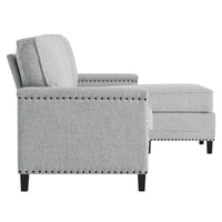 Thumbnail for Ashton Upholstered Fabric Sectional Sofa - Light Gray EEI-4994-LGR - Mervyns