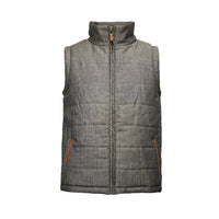 Thumbnail for Bodywarmer puffer Vest in Wool Linen - Mervyns