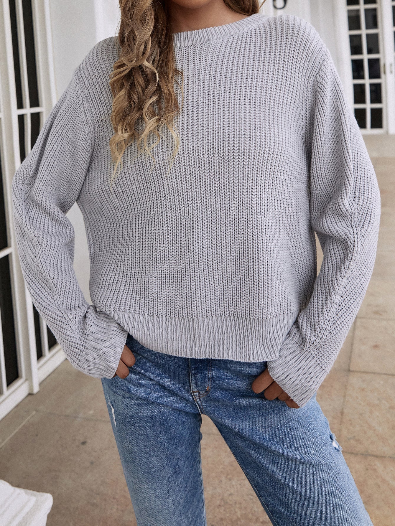 Button Down Rib-Knit Reversible Sweater - Mervyns