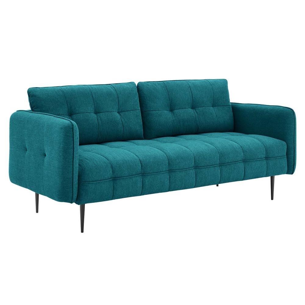 Cameron Tufted Fabric Sofa - Teal EEI-4451-TEA - Mervyns