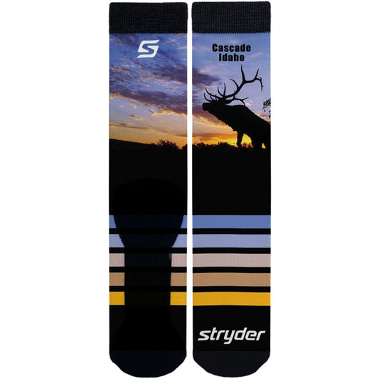 Cascade Idaho Sunset Elk Socks - Mervyns