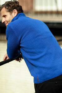Thumbnail for Cashmere fully Lined Golf Sweater half zip Orion - Mervyns