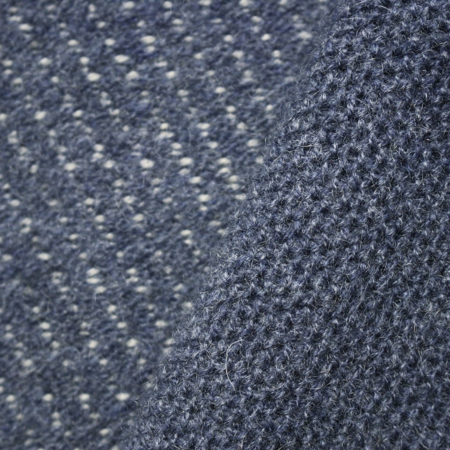 Cashmere Hooded Zipper Sweater in Diagonal Stitch - Mervyns