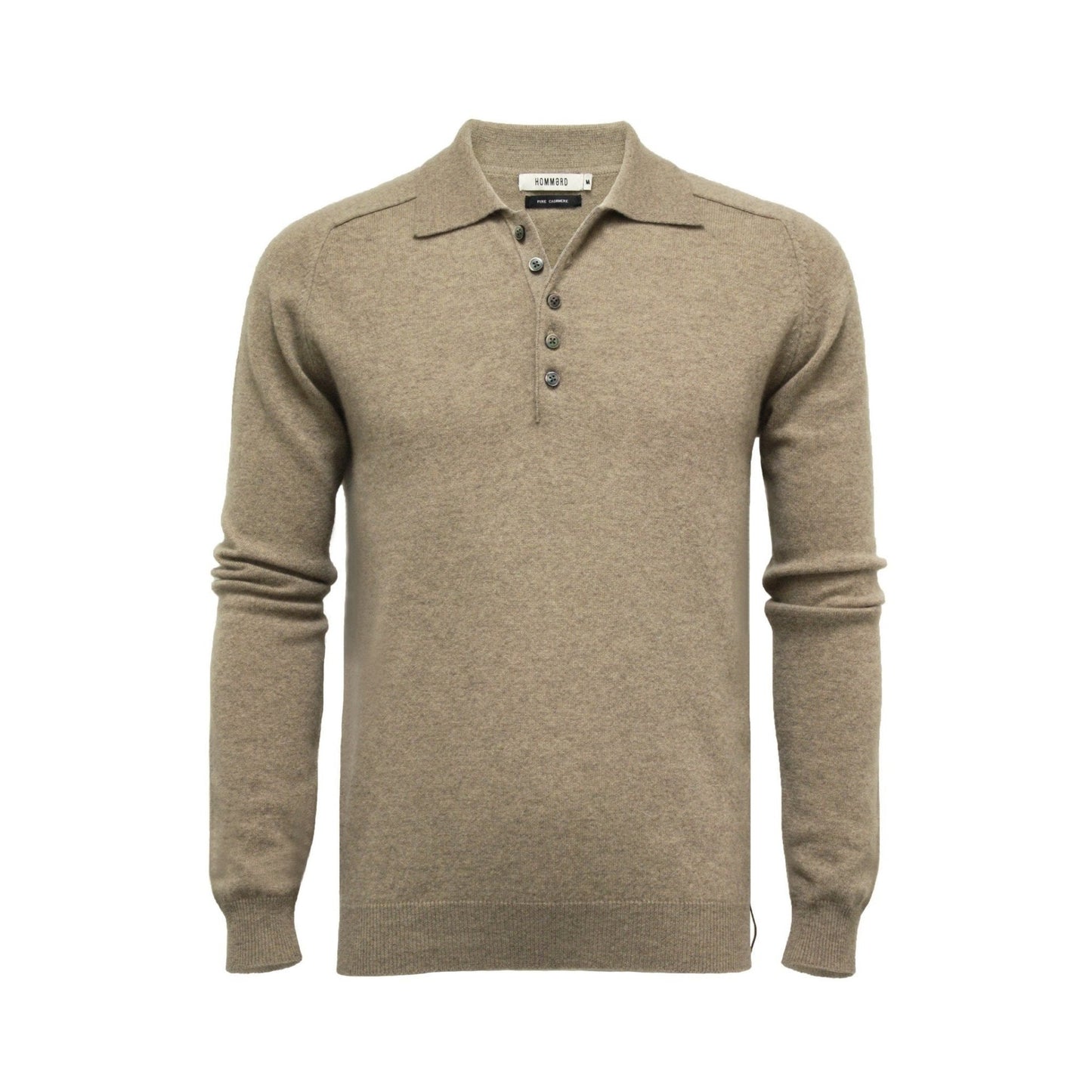 Cashmere Polo Neck Sweater Porter Camel - Mervyns