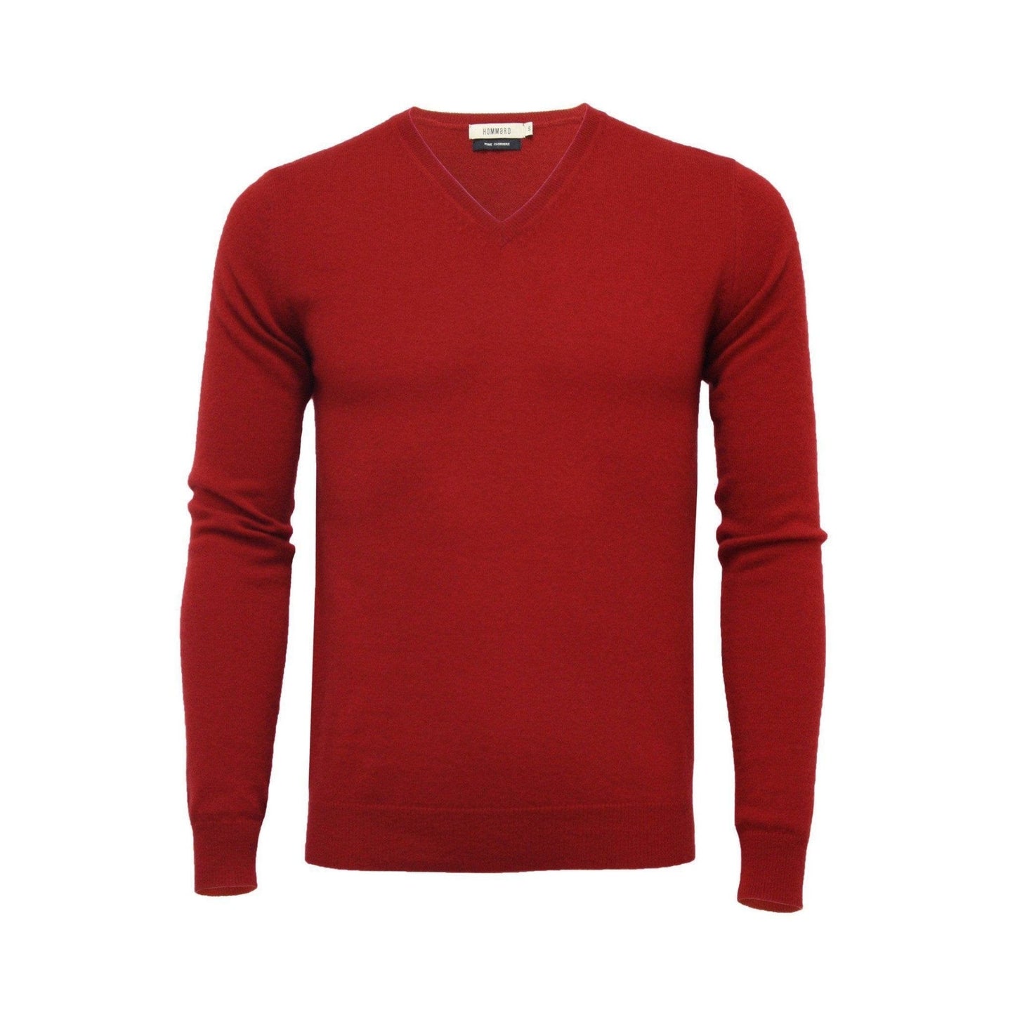 Cashmere V Neck Sweater Bordeaux - Mervyns