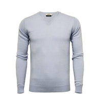 Thumbnail for Cashmere V Neck Sweater Jeans Blue - Mervyns