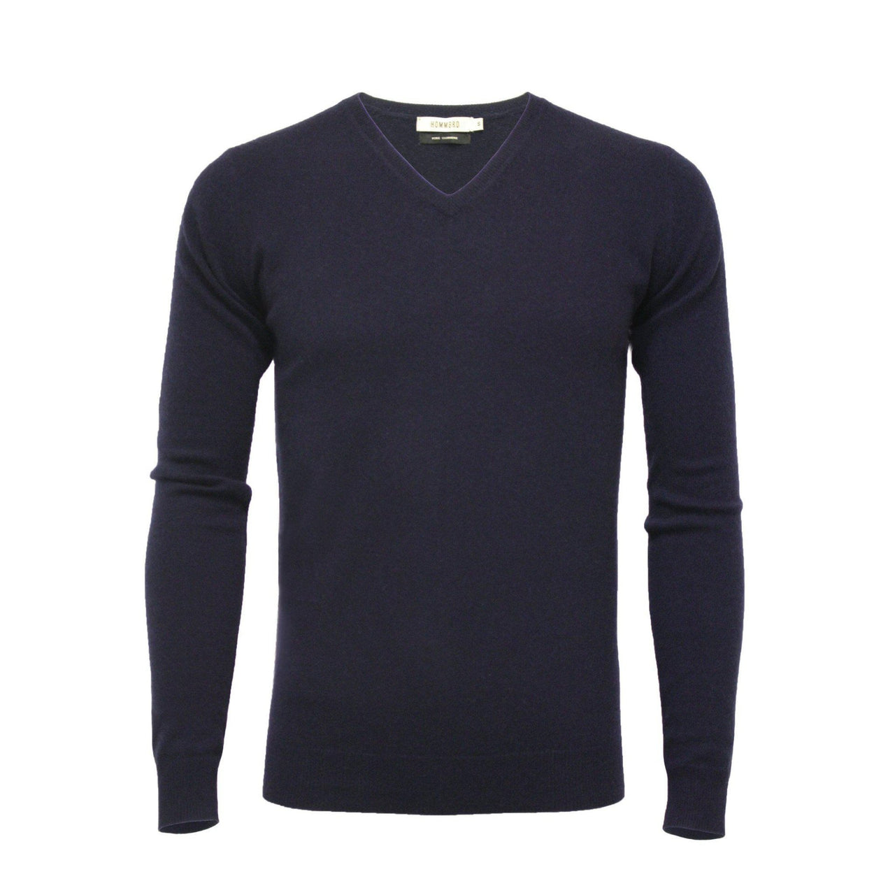 Cashmere V Neck Sweater Jeans Blue - Mervyns