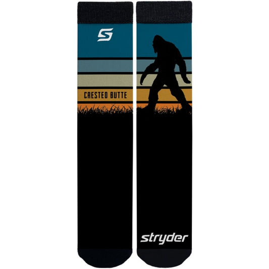 Crested Butte Bigfoot Sunset Silhouette Socks - Mervyns