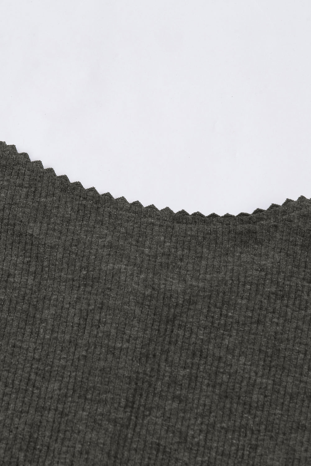 Crochet Lace Hem Sleeve Button Top - Mervyns