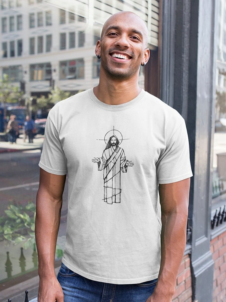Drawing Of Jesus Christ Tee Men's -Image by Shutterstock - Mervyns