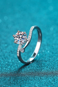 Thumbnail for On My Mind 925 Sterling Silver Moissanite Ring